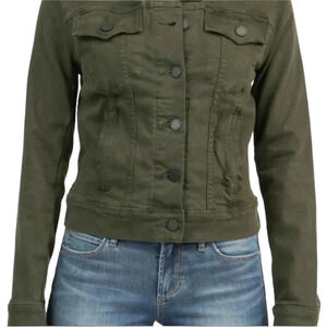 NWT’S. Articles of Society Taylor Dark Fern Green Denim Jean
Jacket,